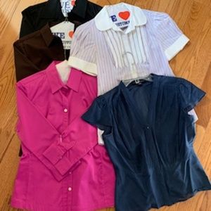 5 Banana Republic Women's Button Downs